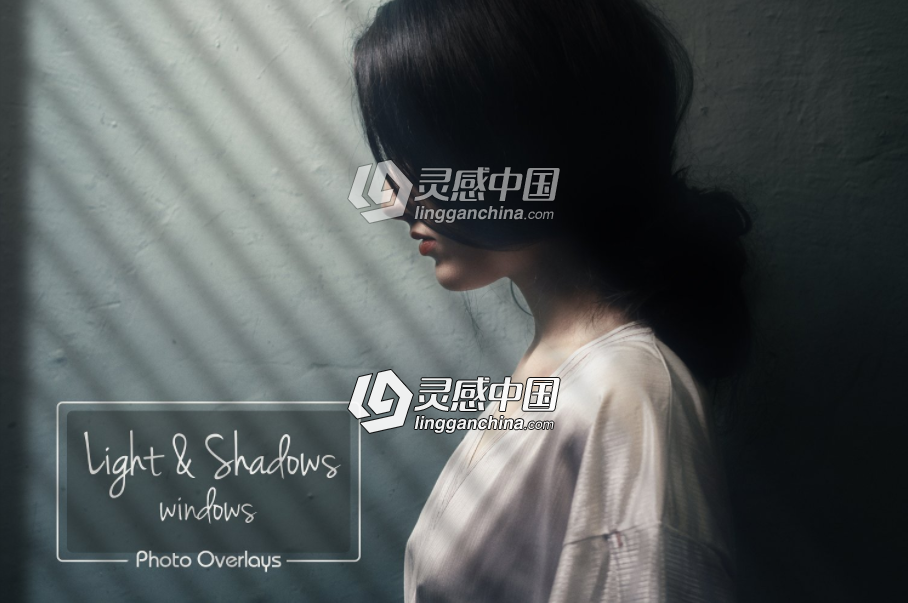 高清窗户光线灯光叠加合成数字背景素材 Light and Shadows. Window overlays  灵感中国网 www.lingganchina.com