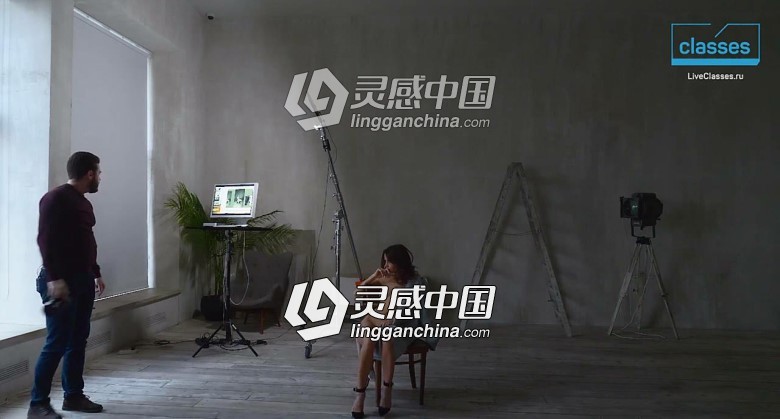 俄罗斯摄影师Alexander Talyuk用自然光拍摄私房人像摄影视频教程  灵感中国网 www.lingganchina.com