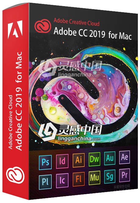 Adobe创意云2019系列软件合辑 Adobe CC Family (CC 2019) Mac版 2019.1.31最后更新  灵感中国网 www.lingganchina.com