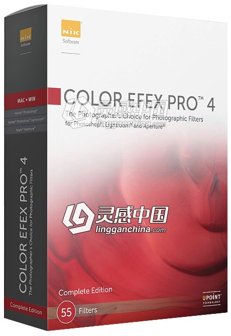 PS调色滤镜Nik Software Color Efex Pro v4.005 (32/64)中文版支持PS CC 2019  灵感中国网 www.lingganchina.com