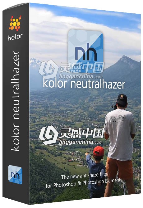 PS去除薄雾滤镜Kolor Neutralhazer 1.02汉化版(32位+64位）支持PS CC 2019  灵感中国网 www.lingganchina.com