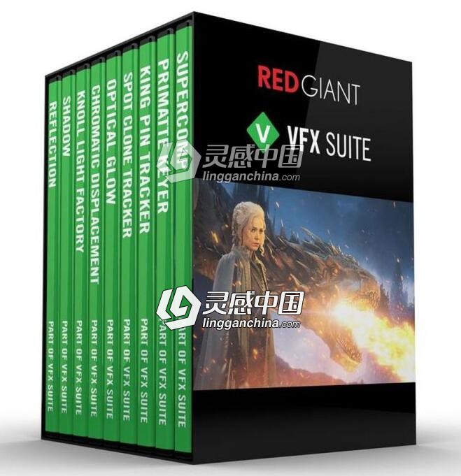 红巨星视觉特效合成抠像平面跟踪AE/PR插件 Red Giant VFX Suite v1.0 Win系统下载  灵感中国网 www.lingganchina.com