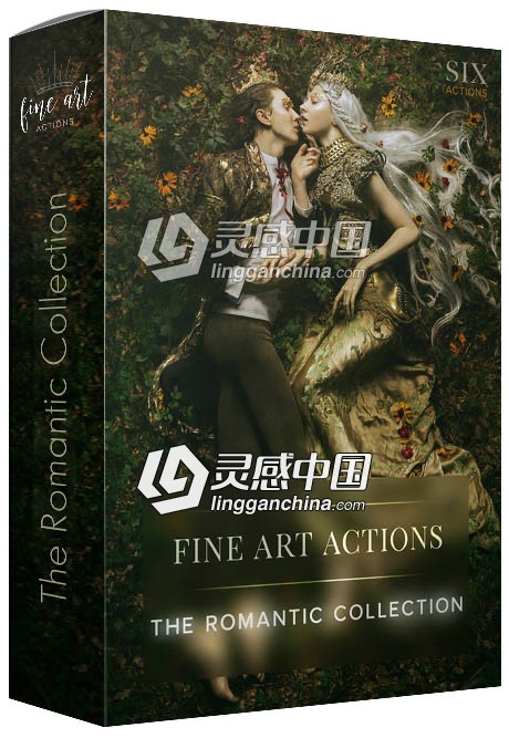 Fineartactions高级古典情调浪漫色彩艺术中文汉化版PS动作 The Romantic Collection  灵感中国网 www.lingganchina.com