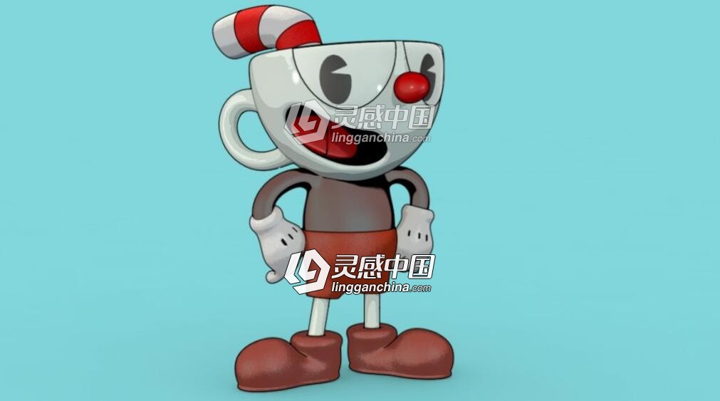 CINEMA 4D二维素描材质渲染视频教程Efeito Cartoon 2D com Sketch and Toon  灵感中国网 www.lingganchina.com