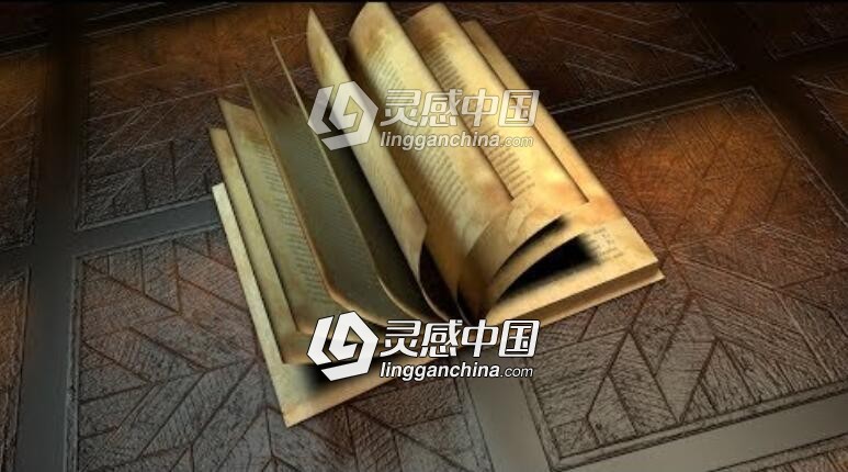 CINEMA 4D使用变形器制作翻书动画视频教程 The C4Decronomicon  灵感中国网 www.lingganchina.com