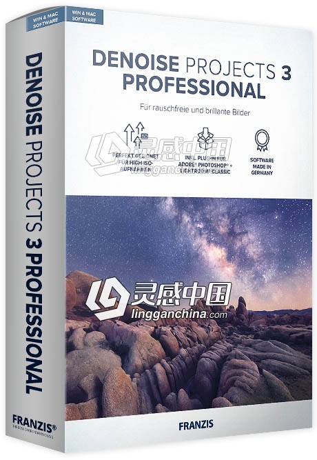 PS专业图像降噪滤镜 插件Franzis DENOISE projects 3 professional 3.32 中文汉化版  灵感中国网 www.lingganchina.com