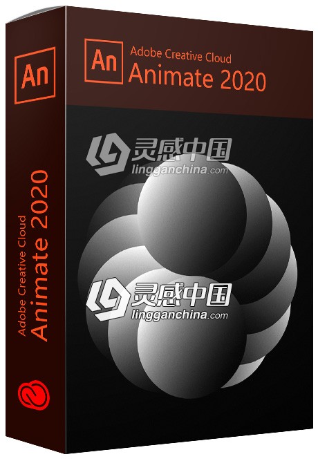 Adobe Animate 2020 20.0.0.17400 ACR 12.0 Win 10 x64系统一键安装完整版  灵感中国网 www.lingganchina.com
