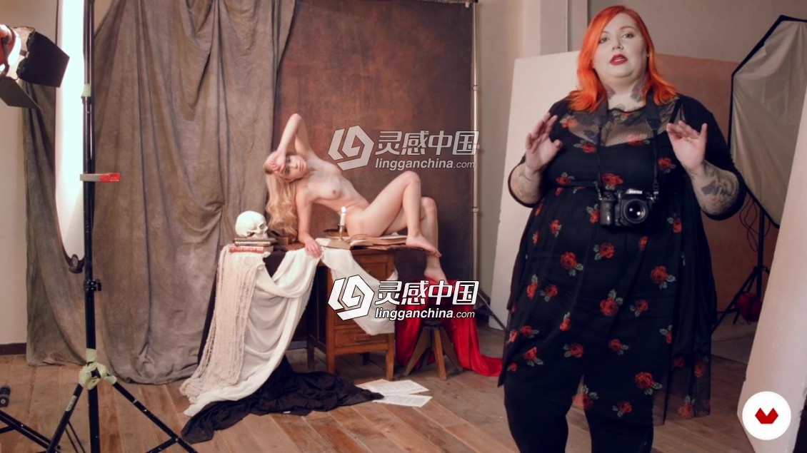 西班牙摄影师Rebeca Saray魔幻艺术私房人像摄影及后期视频教程  灵感中国网 www.lingganchina.com