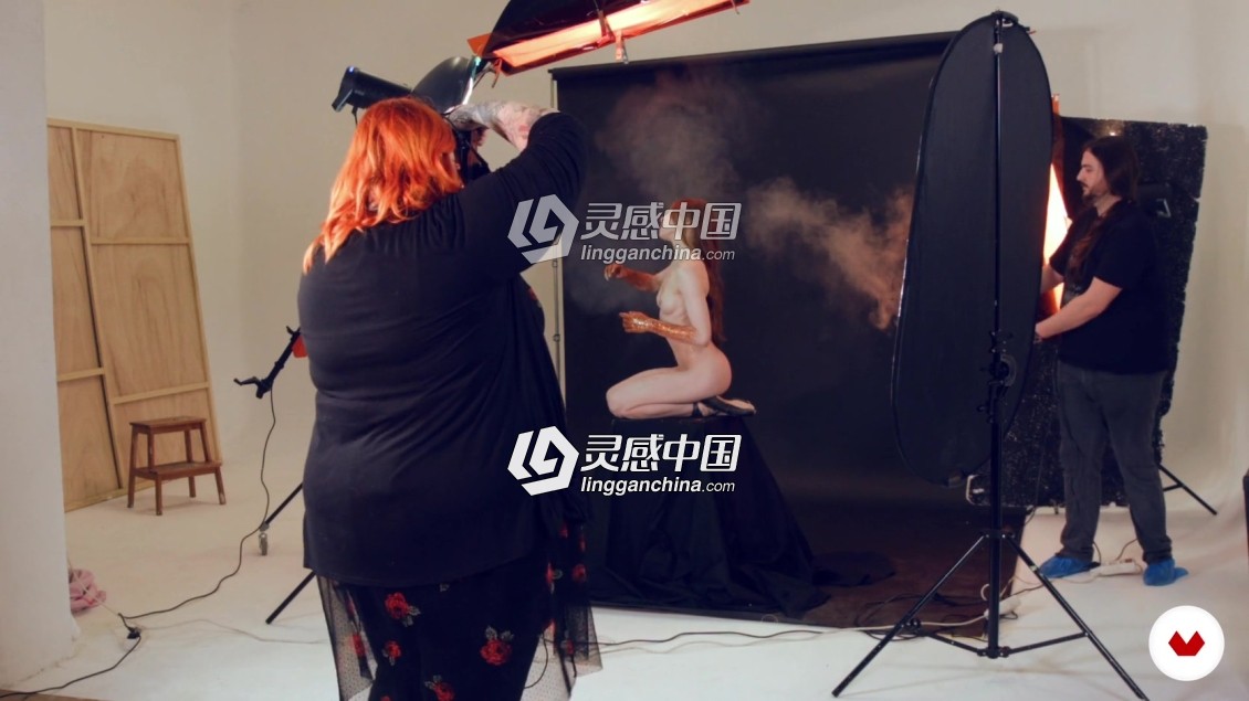 西班牙摄影师Rebeca Saray魔幻艺术私房人像摄影及后期视频教程  灵感中国网 www.lingganchina.com