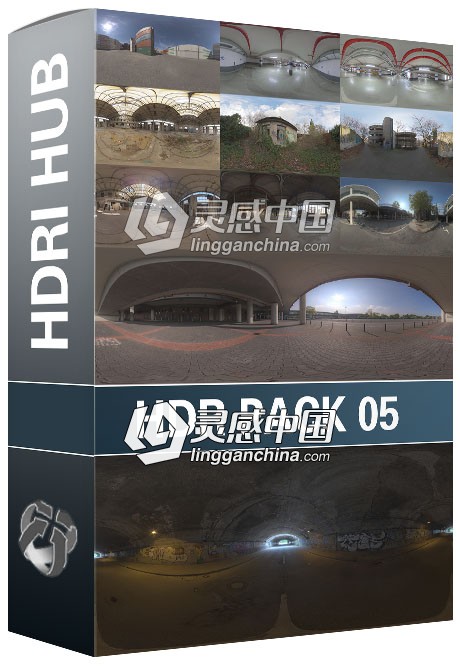 工厂车间HDRI环境贴图合集 HDRI Hub – HDR Pack 005  灵感中国网 www.lingganchina.com