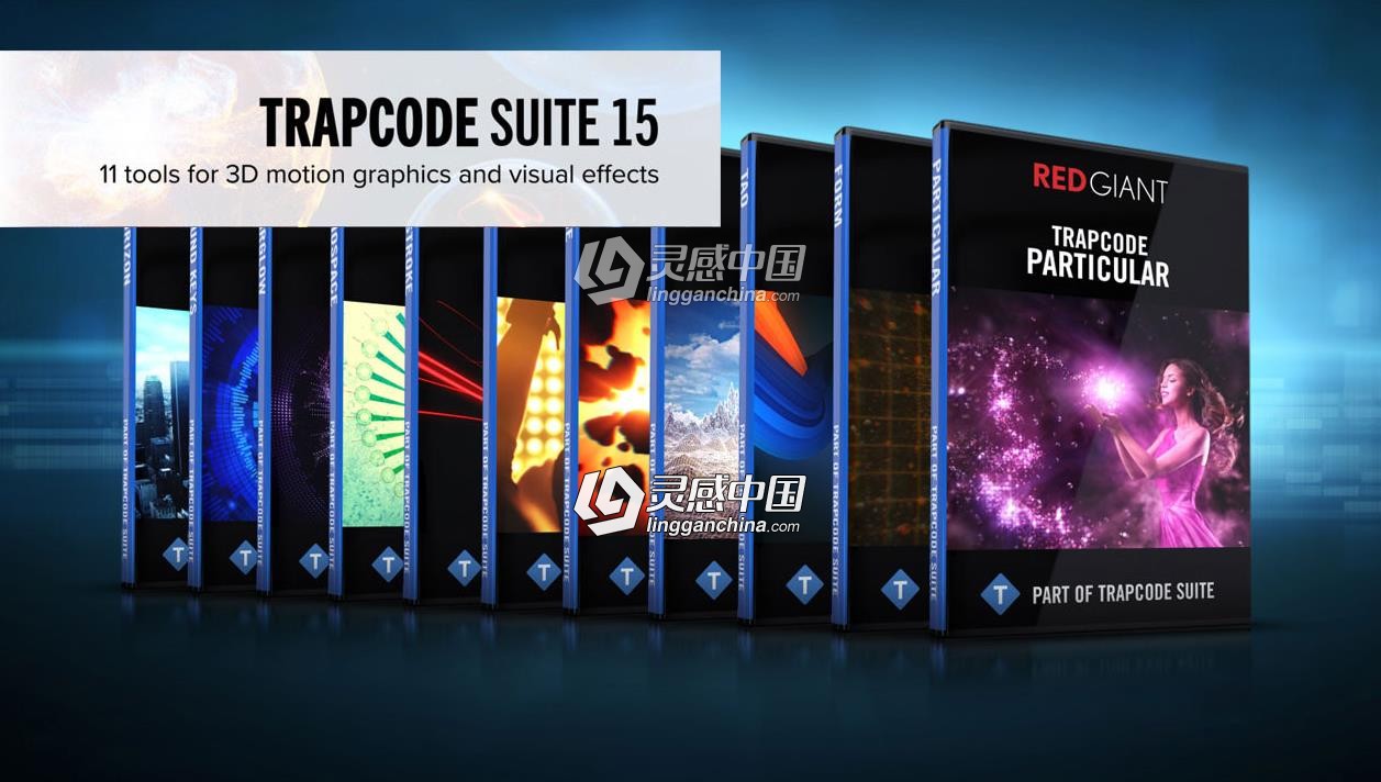 红巨人粒子特效套装AE/PR插件Red Giant Trapcode Suite 15.1.7 Win/Mac  灵感中国网 www.lingganchina.com