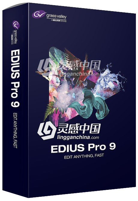 EDIUS Pro 9非编视频编辑剪辑软件Grass Valley EDIUS Pro 9.20.3340 中文破解版  灵感中国社区 www.lingganchina.com