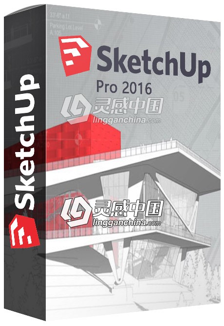 草图大师Sketchup 2016 Win64位中文中英文破解版免费下载 含vary和安装教程  灵感中国社区 www.lingganchina.com