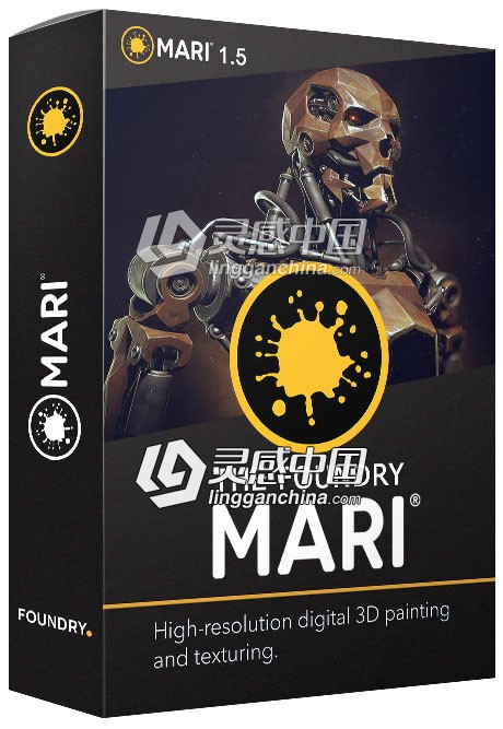 Mari三维纹理绘制软件The Foundry Mari 1.5.1 Win破解版免费下载  灵感中国网 www.lingganchina.com