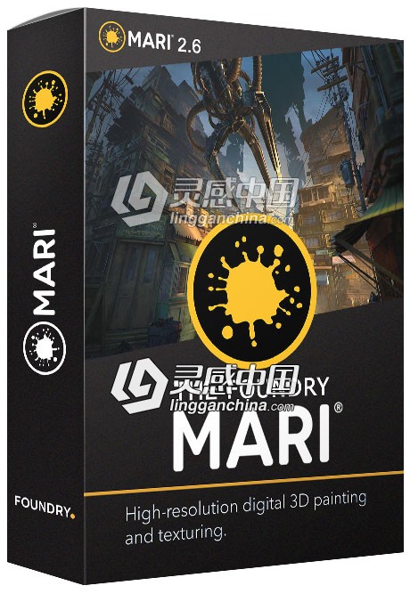Mari三维纹理绘制软件The Foundry Mari 2.6v5 Win破解版免费下载  灵感中国网 www.lingganchina.com