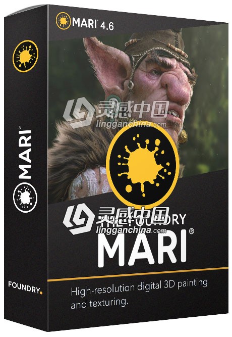 Mari三维纹理绘制软件The Foundry Mari 4.6v2 Win破解版免费下载  灵感中国网 www.lingganchina.com