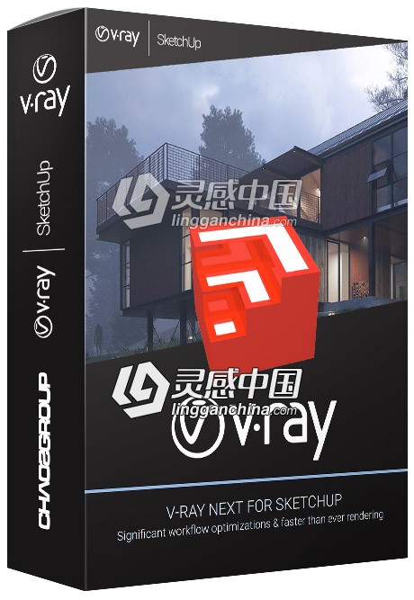 Vray渲染器SketchUp插件 V-Ray Next 4.00.02 for SketchUp Win破解版免费下载  灵感中国网 www.lingganchina.com