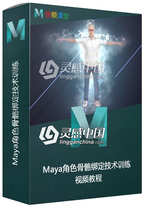 Maya角色骨骼绑定技术训练视频教程  灵感中国网 www.lingganchina.com