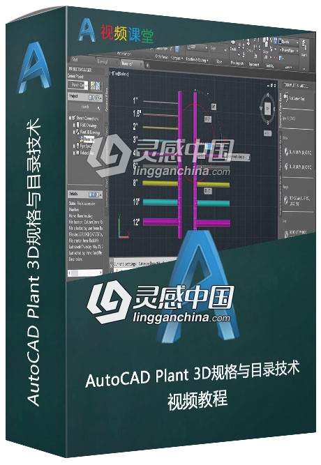 AutoCAD Plant 3D规格与目录技术视频教程  灵感中国社区 www.lingganchina.com