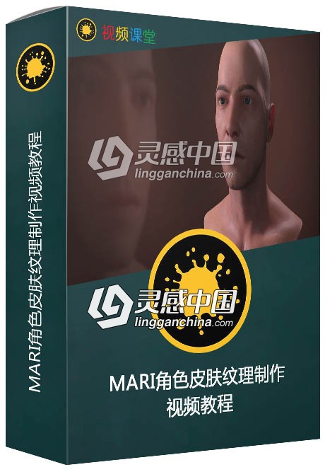 MARI角色皮肤纹理制作视频教程  灵感中国网 www.lingganchina.com