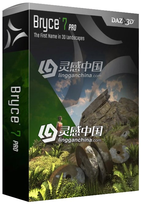 3D自然景观制作软件DAZ3D Bryce 7.0.1.34 Pro 破解版免费下载  灵感中国社区 www.lingganchina.com