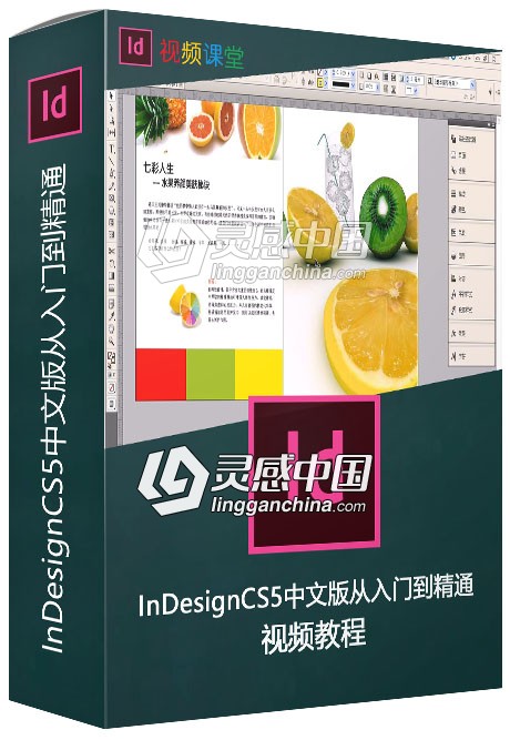 InDesignCS5中文版从入门到精通中文视频教程  灵感中国网 www.lingganchina.com