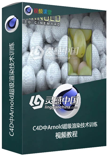 C4D中Arnold超级渲染技术训练视频教程  灵感中国网 www.lingganchina.com