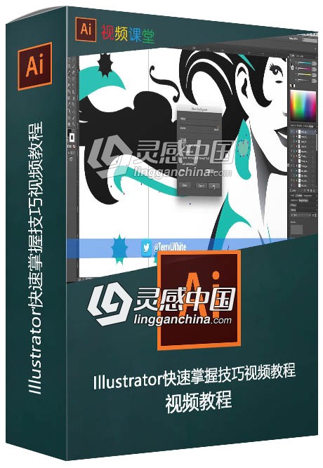Illustrator快速掌握技巧视频教程  灵感中国网 www.lingganchina.com