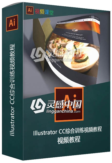 Illustrator CC综合训练视频教程  灵感中国社区 www.lingganchina.com