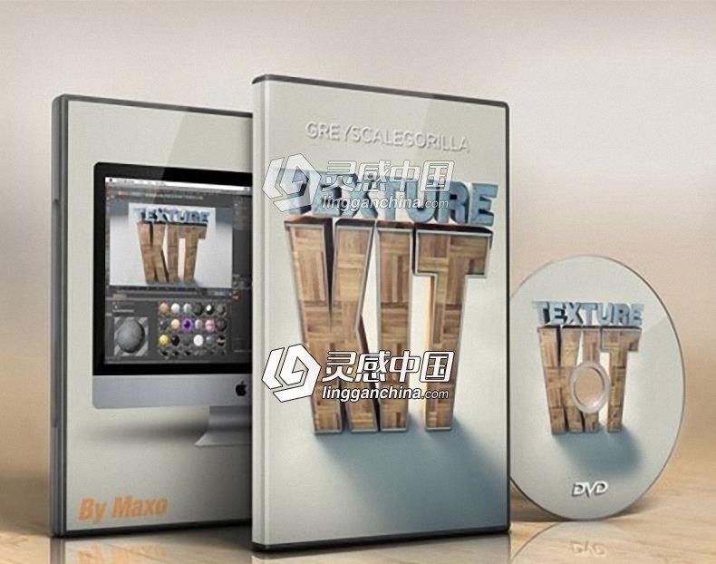 灰猩猩C4D材质包 Greyscalegorilla Texture Kit Pro C4D材质  灵感中国网 www.lingganchina.com