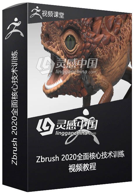 Zbrush 2020全面核心技术训练视频教程  灵感中国网 www.lingganchina.com