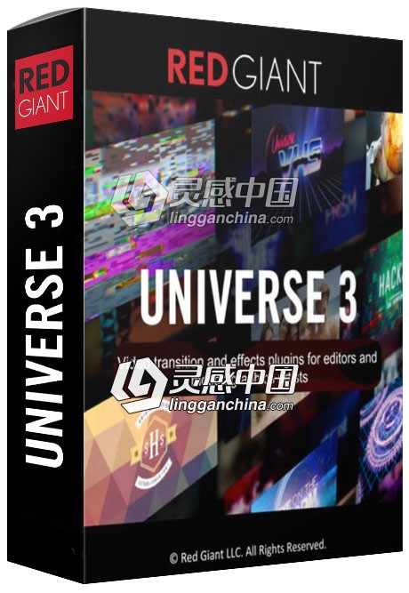 红巨人视觉特效和转场插件包 Red Giant Universe v3.2.2 Win/Mac序列号注册破解版  灵感中国网 www.lingganchina.com