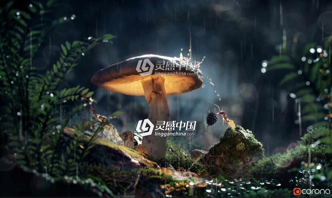 实时交互渲染器C4D插件 Corona Renderer V5.2 for Cinema 4D Win破解版  灵感中国网 www.lingganchina.com