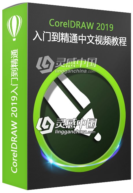 CorelDRAW 2019入门到精通中文视频教程  灵感中国网 www.lingganchina.com