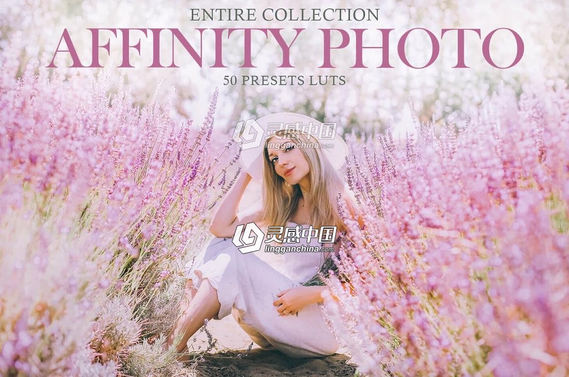 50组亲和力视频照片调色LUT预设 Affinity Photo Presets  灵感中国网 www.lingganchina.com
