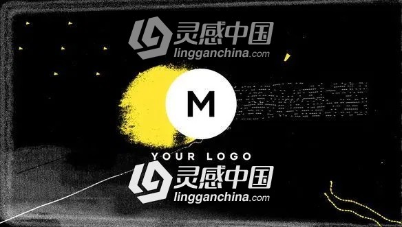 涂鸦变形logo标志动画FCPX插件  灵感中国网 www.lingganchina.com
