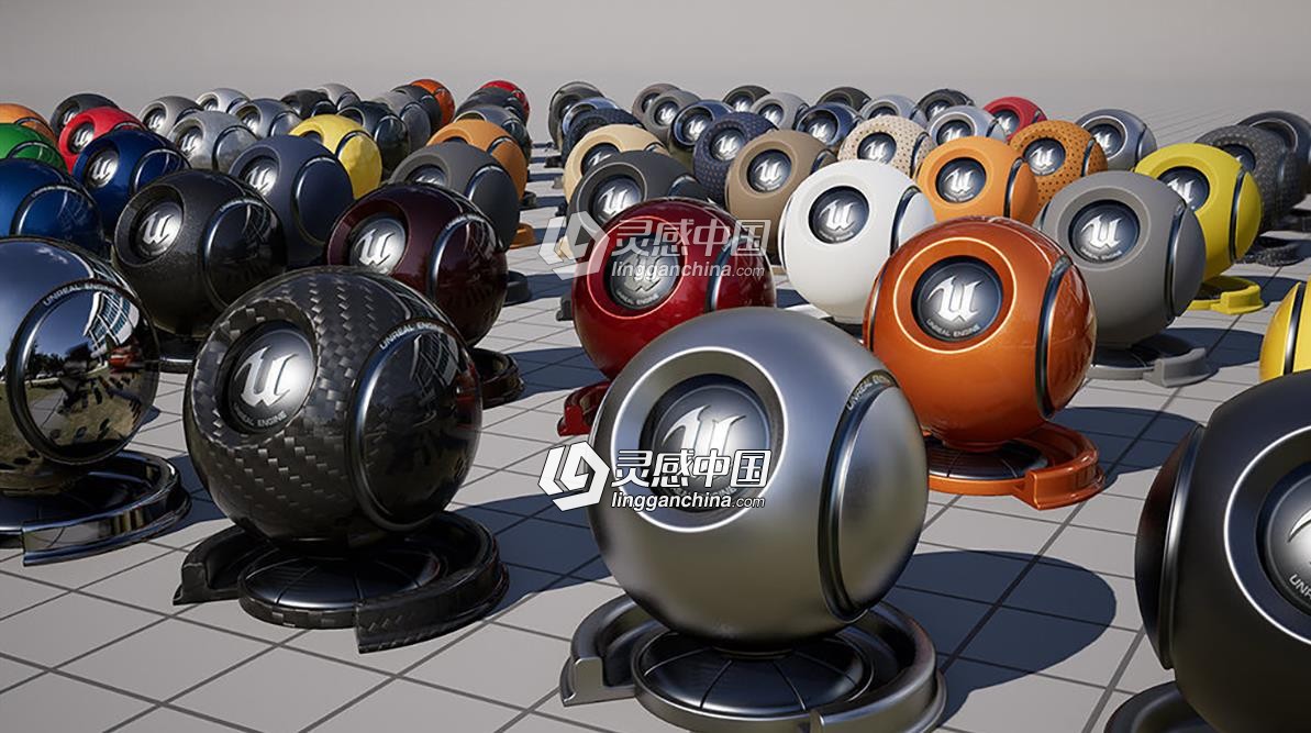 C4D Octance Render最全材质球大合集  灵感中国网 www.lingganchina.com