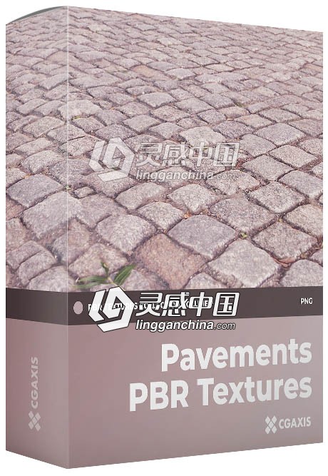 路面贴图材质-100P高清4096x4096素材合集 Pavements PBR Textures  灵感中国网 www.lingganchina.com