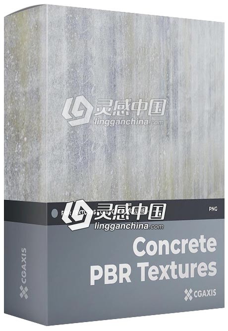 100组4K混凝土石膏PBR无缝纹理贴图材质CGAxis Concrete PBR Textures Collection  灵感中国网 www.lingganchina.com