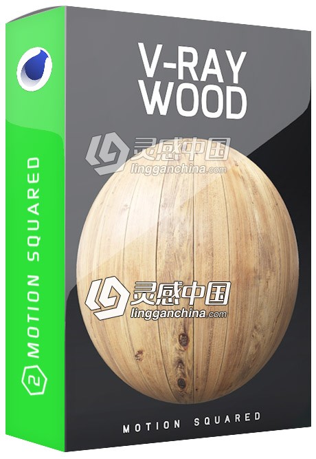 C4D FOR VRAY木头纹理材质合集 V-Ray Wood Texture Pack for Cinema 4D  灵感中国社区 www.lingganchina.com