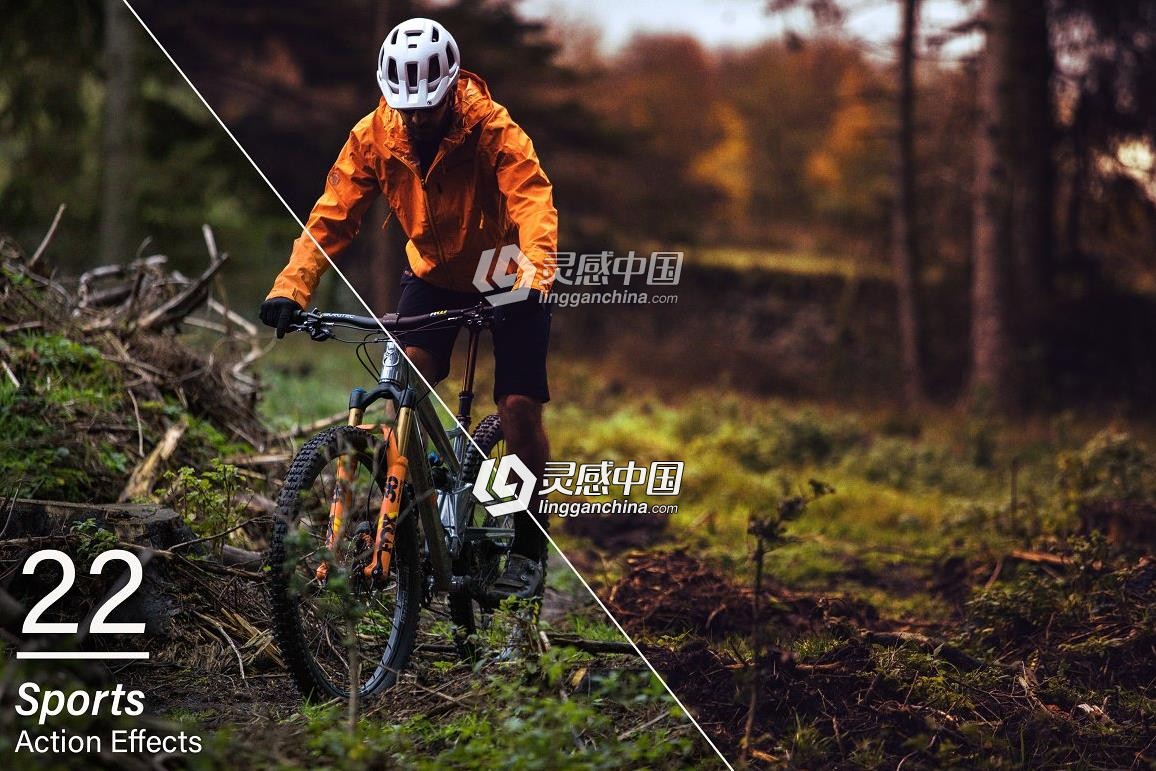 22款体育运动人像调色PS动作 22 Sports Photoshop Action Effects  灵感中国网 www.lingganchina.com