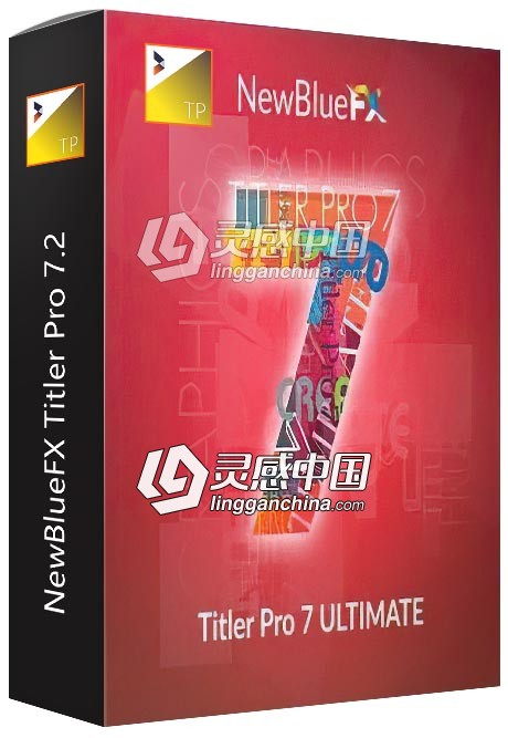 专业文字标题字幕制作中文插件 NewBlueFX Titler Pro 7.2 Win中文破解版 支持AE/PR  灵感中国网 www.lingganchina.com