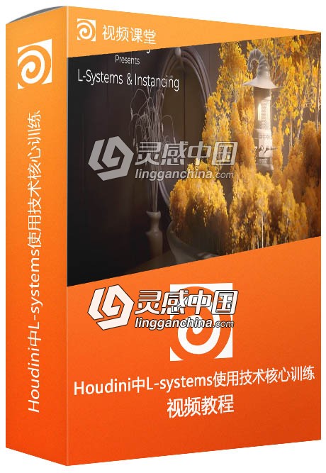 Houdini中L-systems使用技术核心训练视频教程  灵感中国社区 www.lingganchina.com