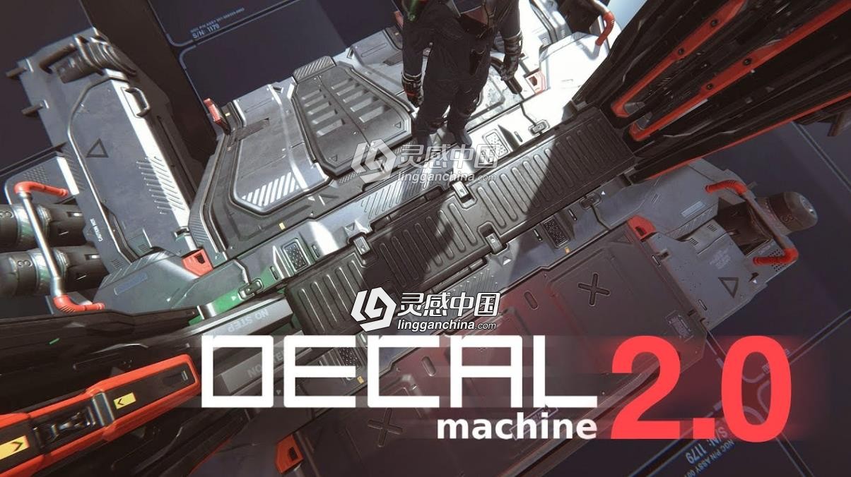 Decalmachine硬表面纹理贴图Blender插件V2.0版 Decalmachine V2.0  灵感中国网 www.lingganchina.com