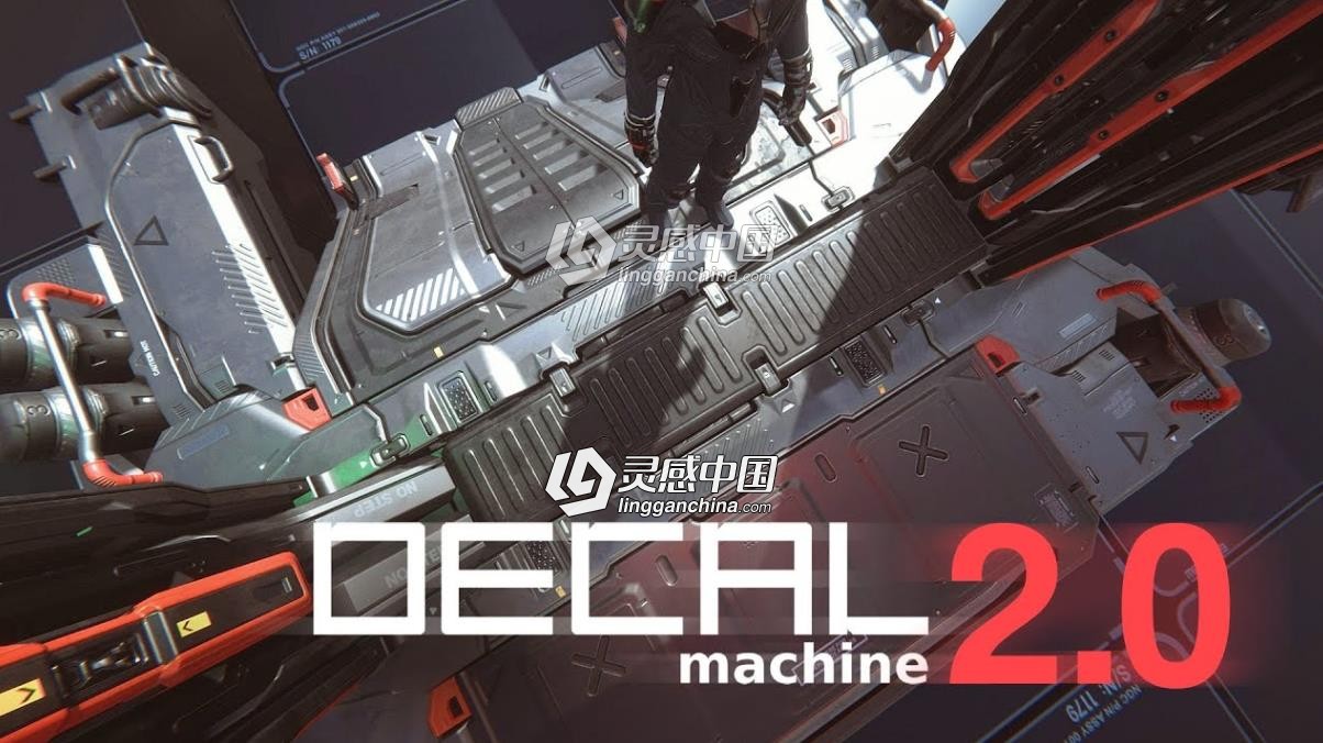 Decalmachine硬表面纹理贴图Blender插件V2.0版 Decalmachine V2.0  灵感中国社区 www.lingganchina.com