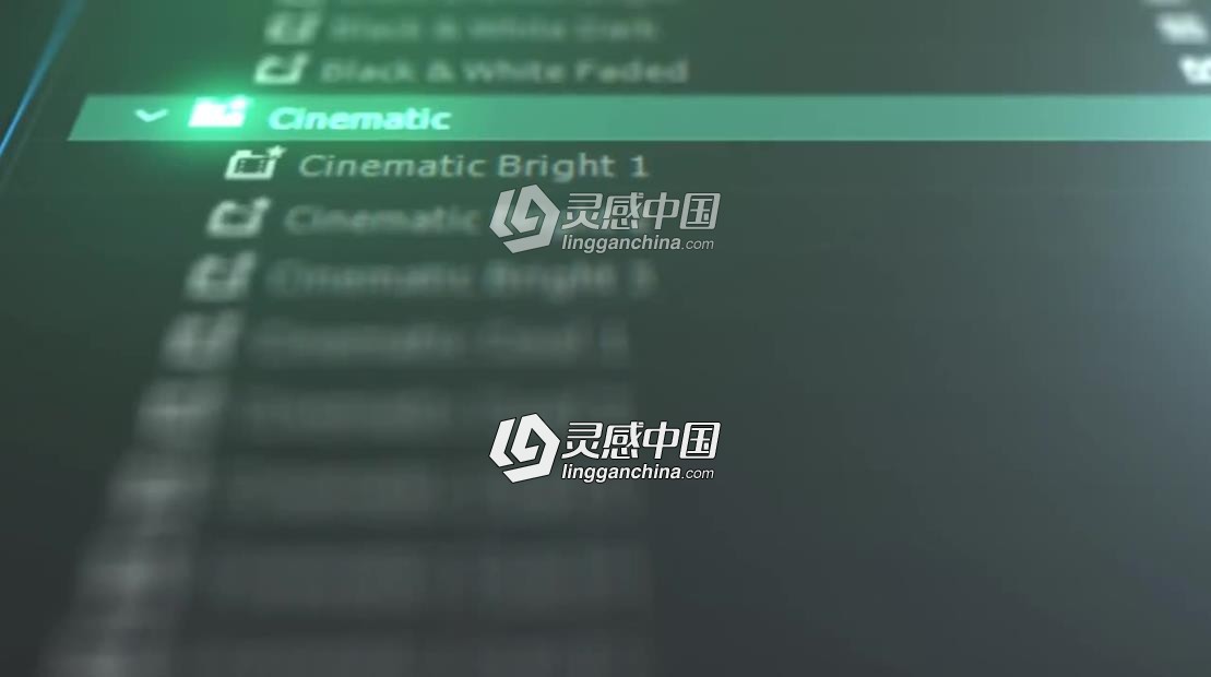 52个电影渐变黑白VHS浓郁特殊风格调色预设PR预设  灵感中国网 www.lingganchina.com