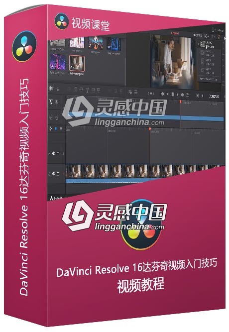 DaVinci Resolve 16达芬奇视频入门技巧训练视频教程  灵感中国网 www.lingganchina.com