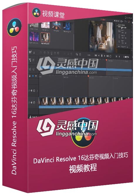 DaVinci Resolve 16达芬奇视频入门技巧训练视频教程  灵感中国社区 www.lingganchina.com