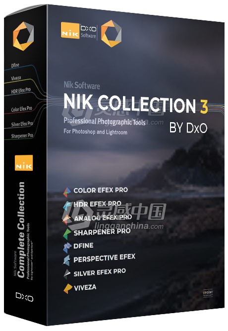 Nik Collection by DxO 3.3中文破解版 Nik Collection 3 by DxO v3.3.0 for PS/LR3中文版WINX6  灵感中国社区 www.lingganchina.com