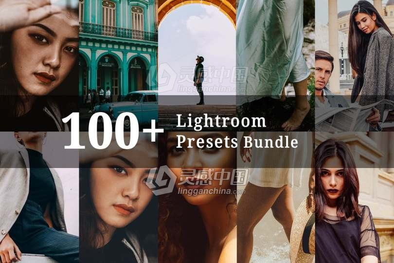 100+旅拍人像VSCO电影胶片美食摄影LR预设合集 100+ Lightroom Presets Bundle  灵感中国网 www.lingganchina.com